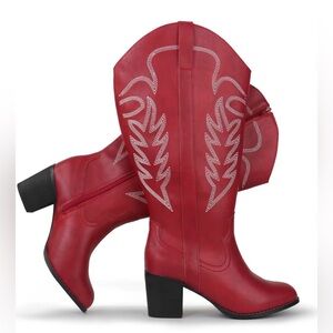 Red Western Boots